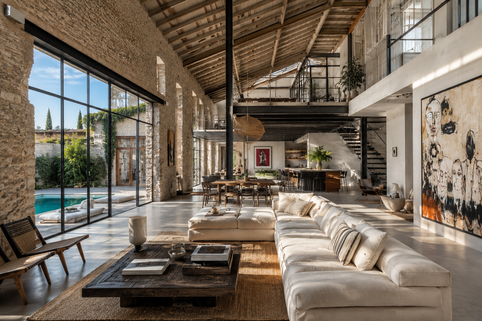 Interieur architectural renove